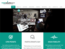 Tablet Screenshot of paperscalpelrock.com